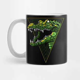 Cyber Crocodile Punk Mug